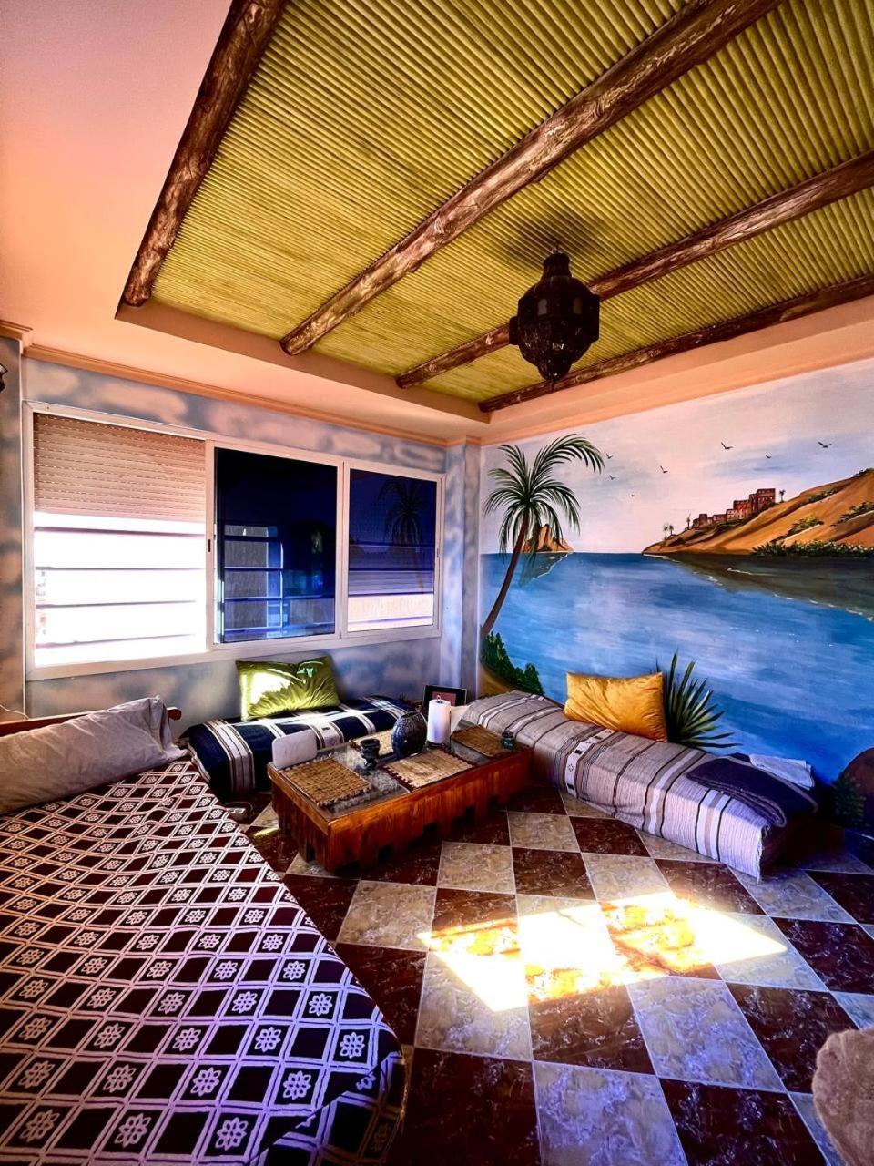 Wave Stay Hostel - Sea View Agadir Exteriör bild